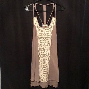 NWOT boutique style lace and rayon dress sz M